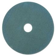 CLEANING AND SANITATION ACCESSORIES | 3M 27 in. Diameter Ultra High-Speed Floor Burnishing Pads 3100 - Aqua (5/Carton)