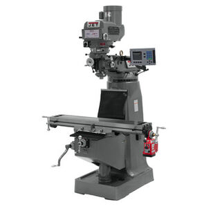 MILLING MACHINES | JET JTM-4VS-1 115/230V Variable Speed Milling Machine with 3-Axis ACU-RITE 200S DRO (Knee) and X-Axis Powerfeed