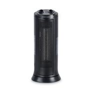 HEATING COOLING VENTING | Alera 7.37 in. x 7.37 in. x 17.37 in. 1,500 Watts Mini Tower Ceramic Heater - Black