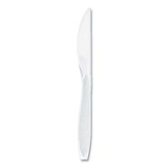 CUTLERY | SOLO Impress Heavyweight Full-Length Polystyrene Knife - White (100/Box, 10 Boxes/Carton)