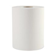 PAPER TOWELS AND NAPKINS | Boardwalk 8123 2 in. Core 1-Ply 8 in. x 600 ft. Hardwound Paper Towels - White (12/Carton)