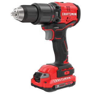 DRILLS | Craftsman 20V MAX Brushless Lithium-Ion 1/2 in. Cordless Hammer Drill Kit with 2 Batteries (2 Ah)