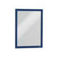 OFFICE AND OFFICE SUPPLIES | Durable Infoframe DURAFRAME 9.5 in. x 12 in. Self Adhesive Double Sided Sign Holder - Dark Blue Frame (2/Pack)
