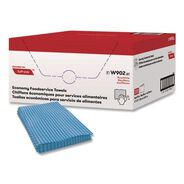 FACILITY MAINTENANCE SUPPLIES | Cascades PRO 12 in. x 24 in. Tuff-Job Foodservice Towels - Blue/White (200/Carton)