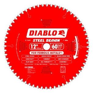  | Diablo 12 in. 60 Tooth Steel Demon Cermet and Ferrous Metal Saw Blade