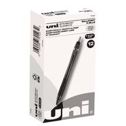 OFFICE AND OFFICE SUPPLIES | uni-ball 70123 Jetstream Elements 1 mm Retractable Hybrid Gel Pen - Black Ink/Black Barrel/Medium (1-Dozen)