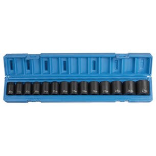 PRODUCTS | Grey Pneumatic 14-Piece 1/2 in. Drive 6-Point Metric Standard Socket Set