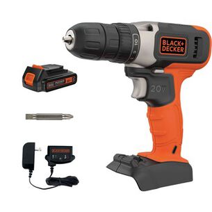 PRODUCTS | Black & Decker 20V Max Brushed Lithium-Ion Cordless Drill Driver Kit (1.5 Ah)