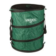 TRASH WASTE BINS | Unger Nifty Nabber 40 Gallon Nylon Bagger - Green