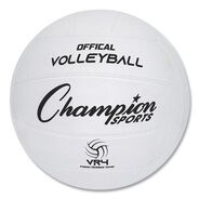 PRODUCTS | Champion Sports Official Size Rubber Volleyball -  White