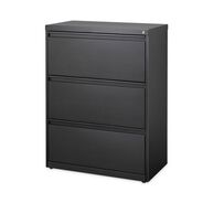 OFFICE FURNITURE AND LIGHTING | Alera 30 in. x 18.62 in. x 40.25 in. Three Legal/Letter/A4-Size File Drawers Lateral File Cabinet - Black