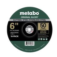 GRINDING SANDING POLISHING ACCESSORIES | Metabo 10-Pack 50th Anniversary Limited Edition 6 in. Original Slicers