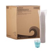 OFFICEJANSAN | Boardwalk BWKTRANSCUP5CT 5 oz. Plastic Cold Cups - Translucent (100 /Bag, 25 Bags/Carton)