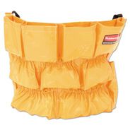 CLEANING CARTS | Rubbermaid Commercial 12-Compartment Brute Caddy Bag - Yellow
