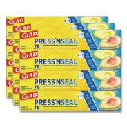 FOOD SERVICE | Glad 70 sq. ft. Foot Roll Press'n Seal Food Plastic Wrap (12/Carton)