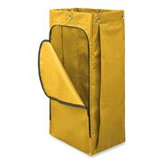 MATERIAL HANDLING | Rubbermaid Commercial 34 Gallon 17.5 in. x 33 in. Vinyl Cleaning Cart Bag - Yellow