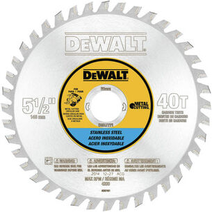 CIRCULAR SAW BLADES | Dewalt 30T 5-1/2 in. Stainless Steel Metal Cutting with 20mm Arbor