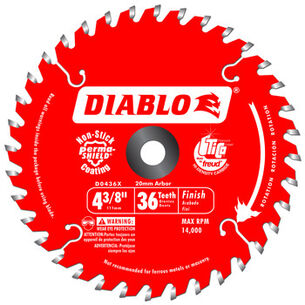  | Diablo 4-3/8 in. 36 Tooth Finishing Saw Blade