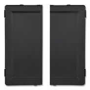 MATERIAL HANDLING | Rubbermaid Commercial Resin Locking Door Kit for Rubbermaid Commercial 2202581/2202527/2202585 - Black