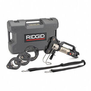 PLUMBING AND DRAIN CLEANING | Ridgid 2 1/2 in. to 4 in. MegaPress Kit with Press Booster