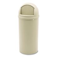 FACILITY MAINTENANCE SUPPLIES | Rubbermaid Commercial 15 gal. Marshal Classic Plastic Container - Beige
