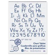PRODUCTS | Pacon 25 Sheets 24 in. x 32 in. 1.5 in. Rule Presentation Format Chart Tablets - White (12/Carton)