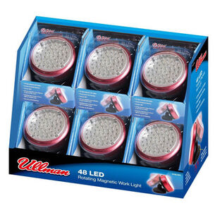  | Ullman Devices Rotating Magnetic 48 LED Work Lights (6-Pack)