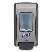 SOAP DISPENSERS | PURELL 2000 ml 6.5 in. x 4.65 in. x 11.86 in. Fmx-20 Soap Push-Style Dispenser - Graphite/Chrome (6/carton)