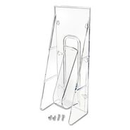 OFFICE FURNITURE AND LIGHTING | Deflecto Stand-Tall Wall-Mount 4.56 in. x 3.25 in. x 11.88 in. Leaflet Literature Rack - Clear