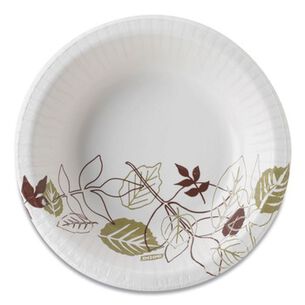 PRODUCTS | Dixie Pathways 12 oz. Heavyweight Paper Bowls - Green/Burgundy (1000/Carton)