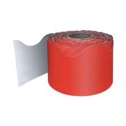 ARTS AND CRAFTS | Carson-Dellosa 108465 2.25 in. x 65 ft. Rolled Scalloped Borders - Red