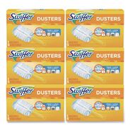 PRODUCTS | Swiffer Dusters Starter Kit with Dust Lock Fiber and 6 in. Handle - Blue/Yellow (6/Carton)
