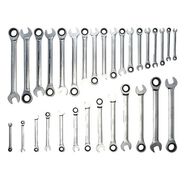 RATCHETING WRENCHES | Wiha Tools (31-Piece) SAE and Metric Ratcheting Wrench Tray Set