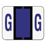 PRODUCTS | Smead 1 in. x 1.25 in. G Color-Coded End Tab Filing Labels - White (1-Roll)