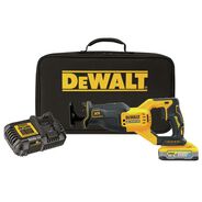  | Dewalt 20V XR MAX Brushless Lithium-Ion Cordless Reciprocating Saw Kit with POWERSTACK Battery (5 Ah)