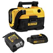VACUUMS | Factory Reconditioned Dewalt 20V MAX Cordless Wet-Dry Vacuum Kit