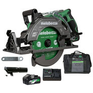 CIRCULAR SAWS | Metabo HPT MultiVolt 36V Brushless Lithium-Ion 7-1/4 in. Cordless Rear Handle Circular Saw Kit (4 Ah)