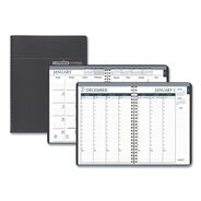 OFFICE AND OFFICE SUPPLIES | House of Doolittle 8.75 in. x 6.88 in. 12-Month (Jan-Dec 2026) Recycled 7-Day Planner - Black Cover