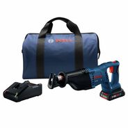 RECIPROCATING SAWS | Factory Reconditioned Bosch 18V Lithium-Ion 1-1/8 in. Cordless D-Handle Reciprocating Saw Kit (4 Ah)