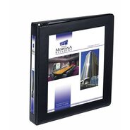 OFFICE AND OFFICE SUPPLIES | Avery 11 in. x 8.5 in. 1 in. Capacity 3 Rings Framed View Heavy-Duty Binders - Black (12/Carton)