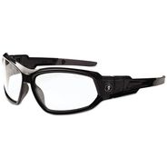 EYE PROTECTION | Ergodyne Nylon/Polycarb Skullerz Loki Safety Glasses/Goggles - Black Frame/Clear Lens