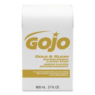 PRODUCTS | GOJO Industries 800 mL Gold and Klean Lotion Soap Bag-in-Box Dispenser Refill - Floral Balsam (12/Carton)