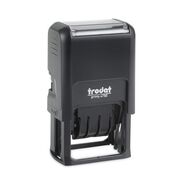 OFFICE AND OFFICE SUPPLIES | Trodat Printy Economy 1.63 in. x 1 in. Self-Inking 5-in-1 Date Stamp - Blue/Red