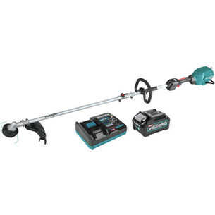 OUTDOOR TOOLS AND EQUIPMENT | Makita 40V max XGT Brushless Lithium-Ion Cordless Couple Shaft Power Head with 17 in. String Trimmer Attachment Kit (4 Ah)