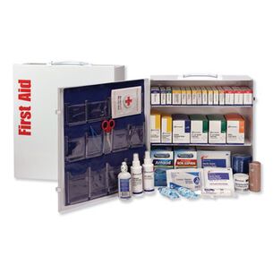  | First Aid Only ANSI 2015 Class Aplus Type I and II Industrial First Aid Kit for 100 People with Metal Case (1-Kit)