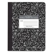 PRODUCTS | Roaring Spring 9.75 x 7.5 Sheets (100) Wide/Legal Rule Composition Book - Black Marble Cover