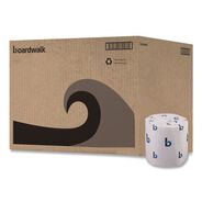 PAPER AND DISPENSERS | Boardwalk B6145 2-Ply Standard Septic Safe 4 in. x 3 in. Toilet Tissue - White (96/Carton)