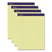 PRODUCTS | Ampad 8.5 in. x 11.75 in. Sheets (50) Legal Ruled Pads - Canary-Yellow Sheets (4/Pack)