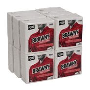 CLEANING AND SANITATION | Georgia-Pacific 13 in. x 13 in. Brawny Industrial Scrim All Purpose Wipers  - White (12/Carton)