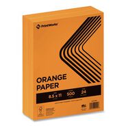 PRODUCTS | PrintWorks Professional 8.5 in. x 11 in. 24 lbs. Text Weight Color Paper - Orange (1-Ream)